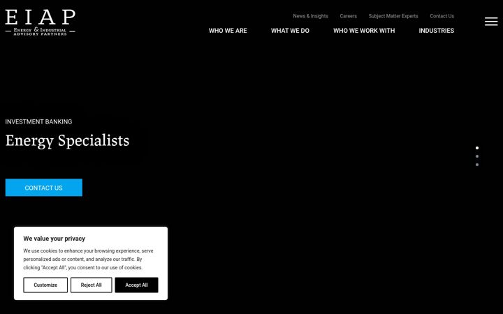 Screenshot of eiapartners.com