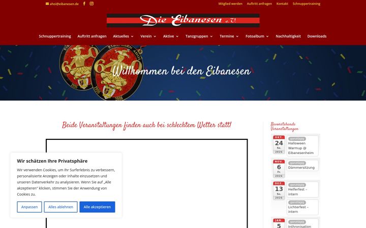 Screenshot of eibanesen.de