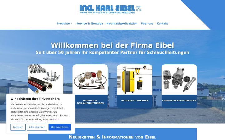 Screenshot of eibel.de