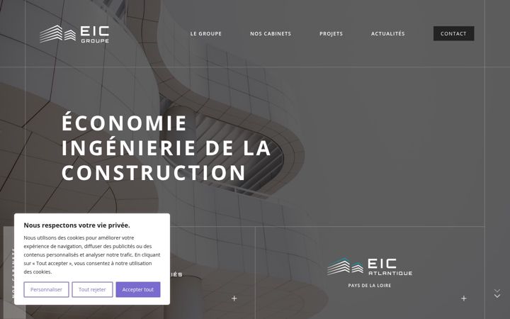 Screenshot of eic-groupe.com