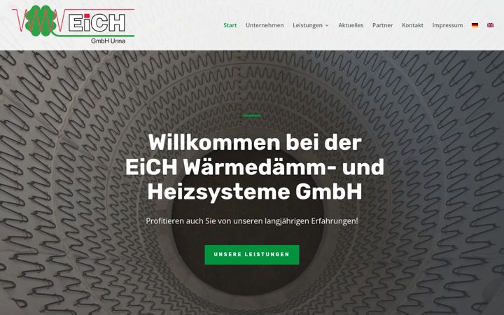 Screenshot of eich-gmbh.de