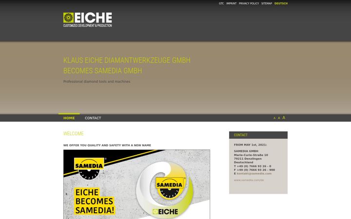 Ekrānuzņēmums no eiche.com