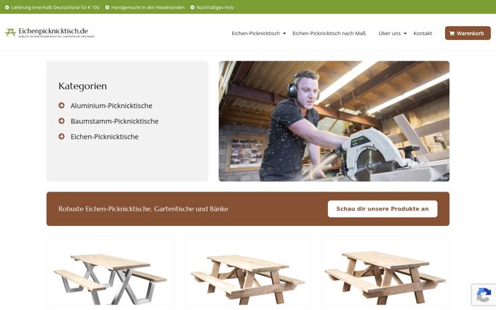 Ekrānuzņēmums no eichenpicknicktisch.de