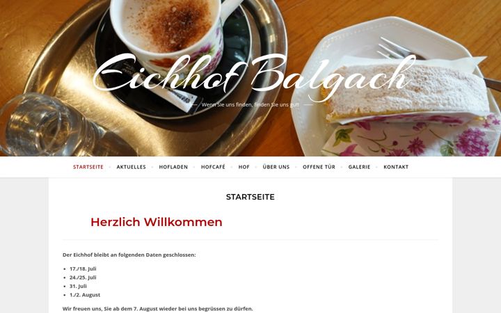Screenshot of eichhof-balgach.ch