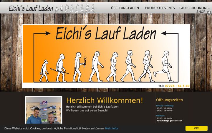 Ekrānuzņēmums no eichislaufladen.de