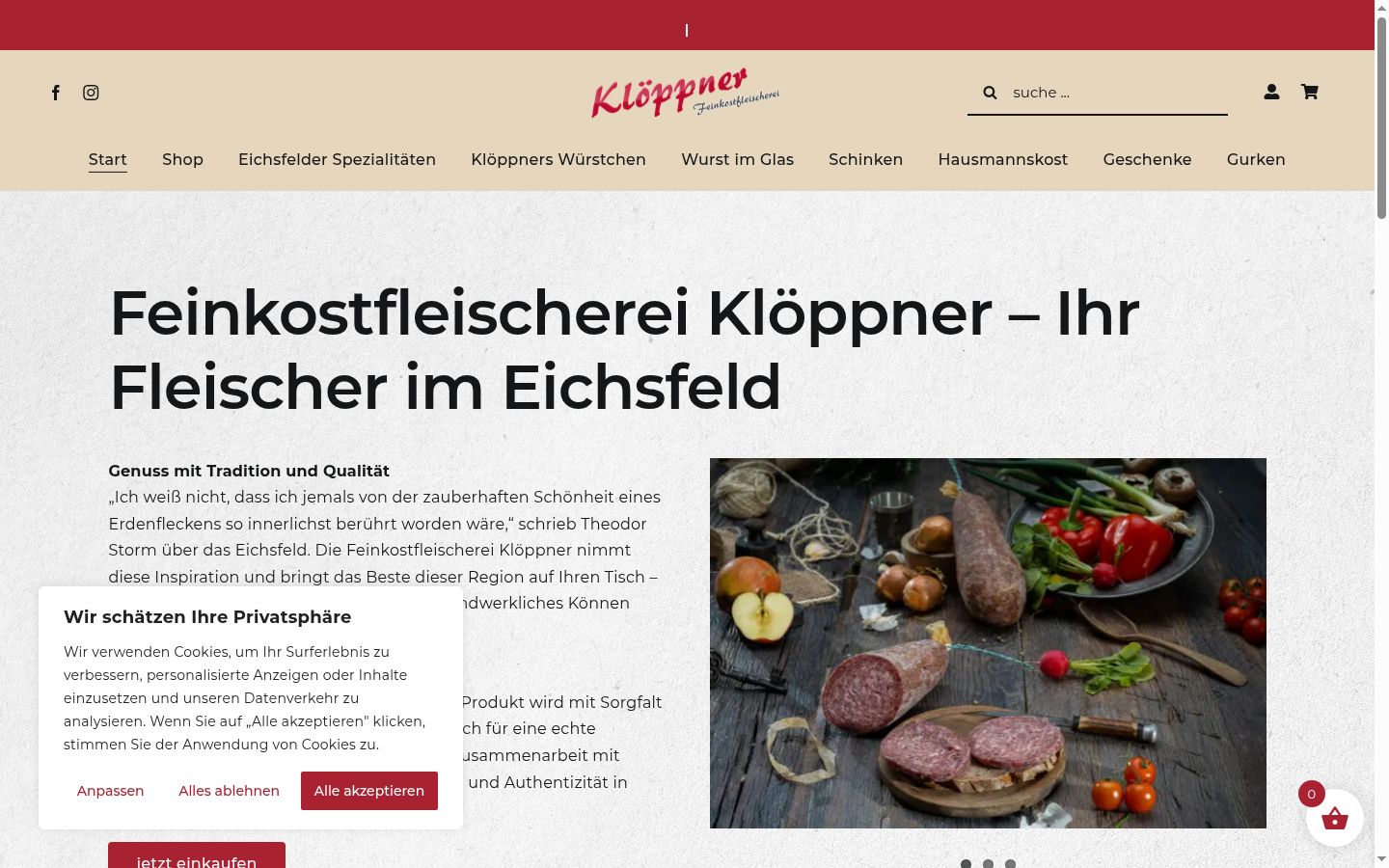 Ekrānuzņēmums ar piekrišanas baneri, kas tika rādīts pirms jebkādas mijiedarbības
