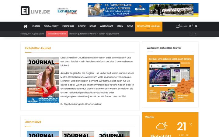 Ekrānuzņēmums no eichstaetter-journal.de
