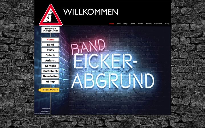 Screenshot of eickerabgrund.de