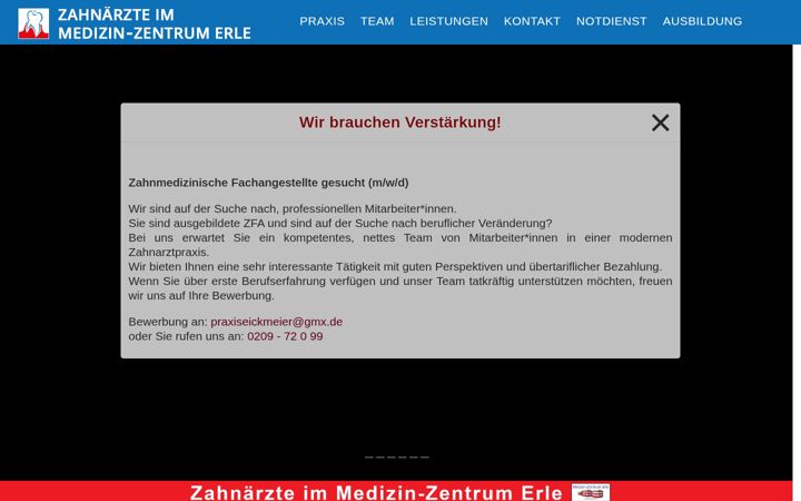 Ekrānuzņēmums no eickmeier-gelleschun-schueper-gelsenkirchen.de