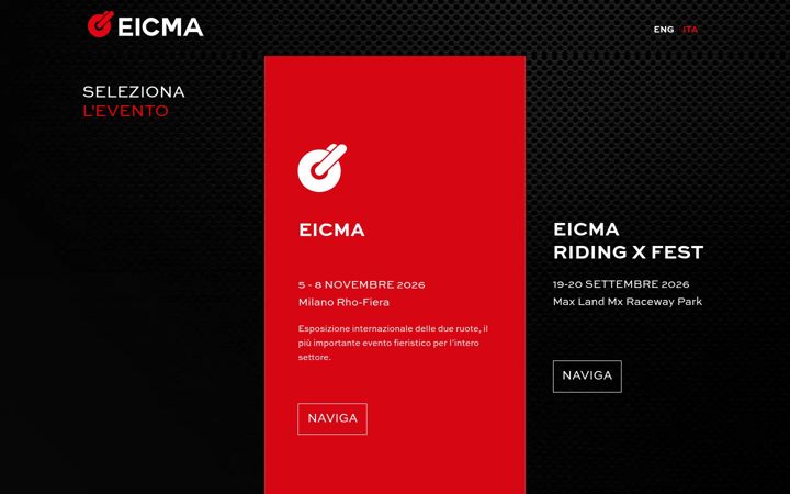 Screenshot ta' eicma.it