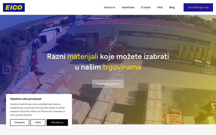 Screenshot of eico.hr