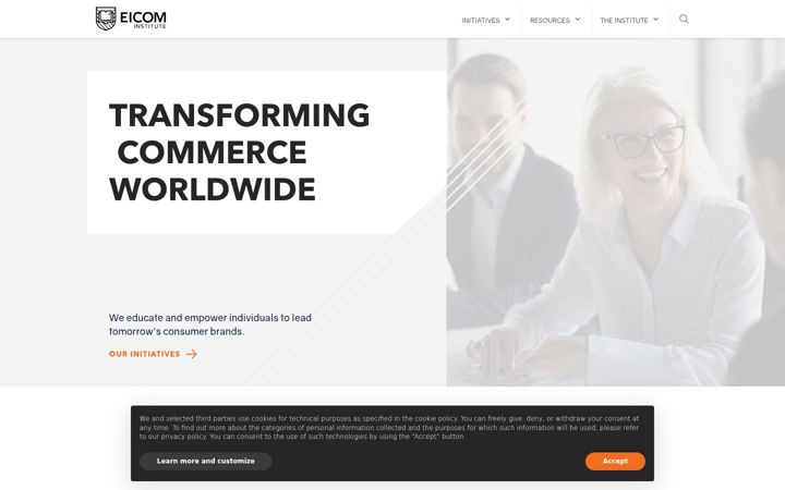 Screenshot of eicom.org