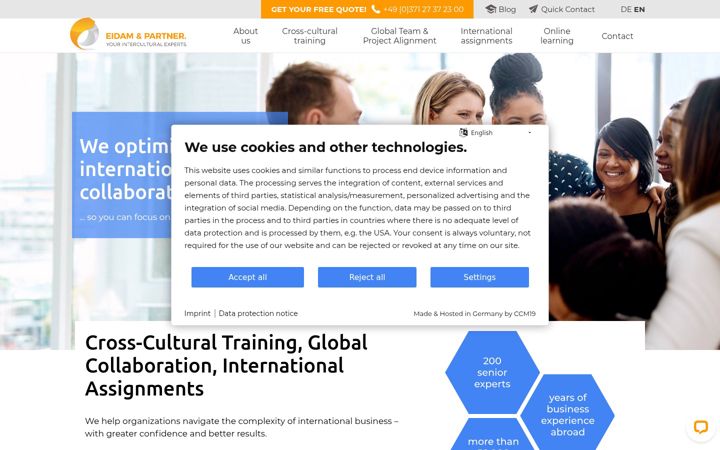 Screenshot of eidam-und-partner.de
