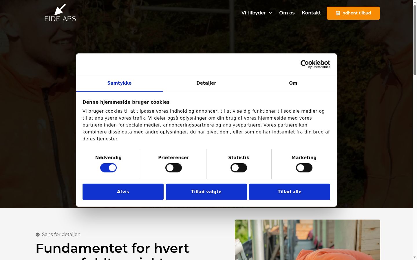 Sutikimo reklamjuostės, rodytos prieš bet kokią sąveiką, ekrano kopija