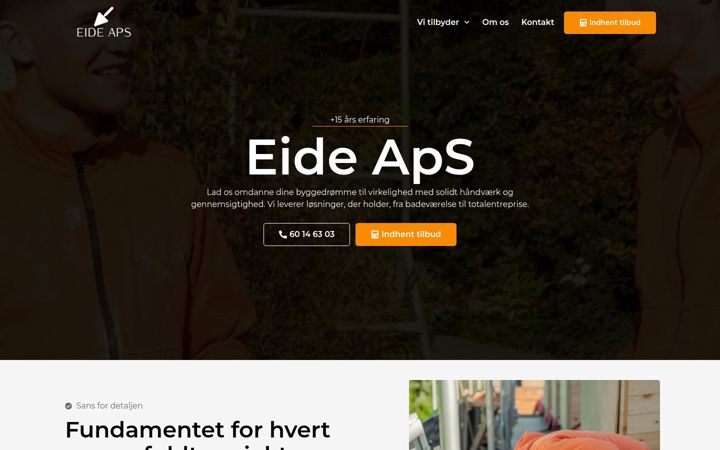 Snímek obrazovky eide-aps.dk