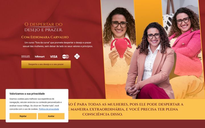 Screenshot of eidiomaracarvalho.com