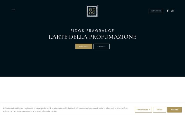 Screenshot of eidosfragrance.com