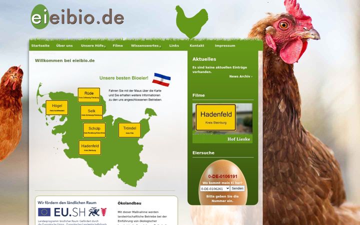 Screenshot of eieibio.de