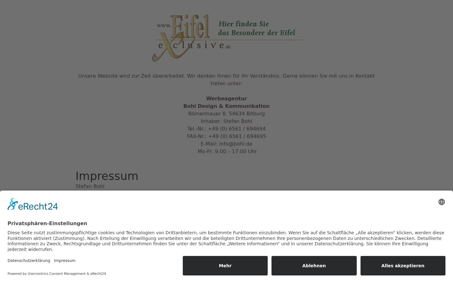 Screenshot tal-banner tal-kunsens muri qabel kwalunkwe interazzjoni