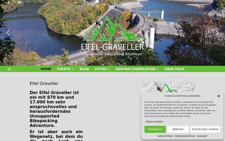 Screenshot of eifel-graveller.de