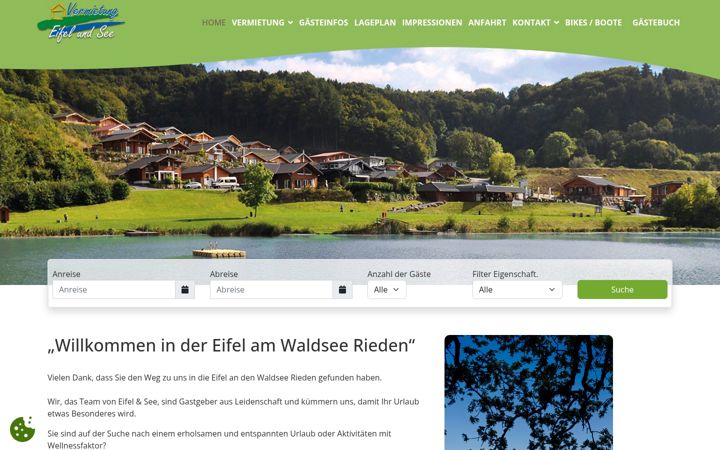 Screenshot of eifel-und-see.de