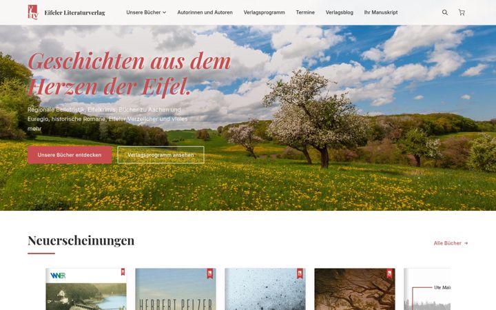 Screenshot of eifeler-literaturverlag.de