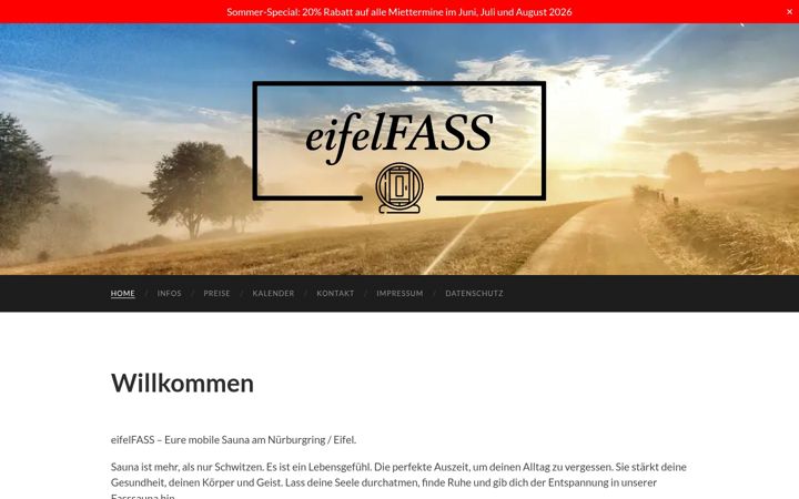 Screenshot of eifelfass.de