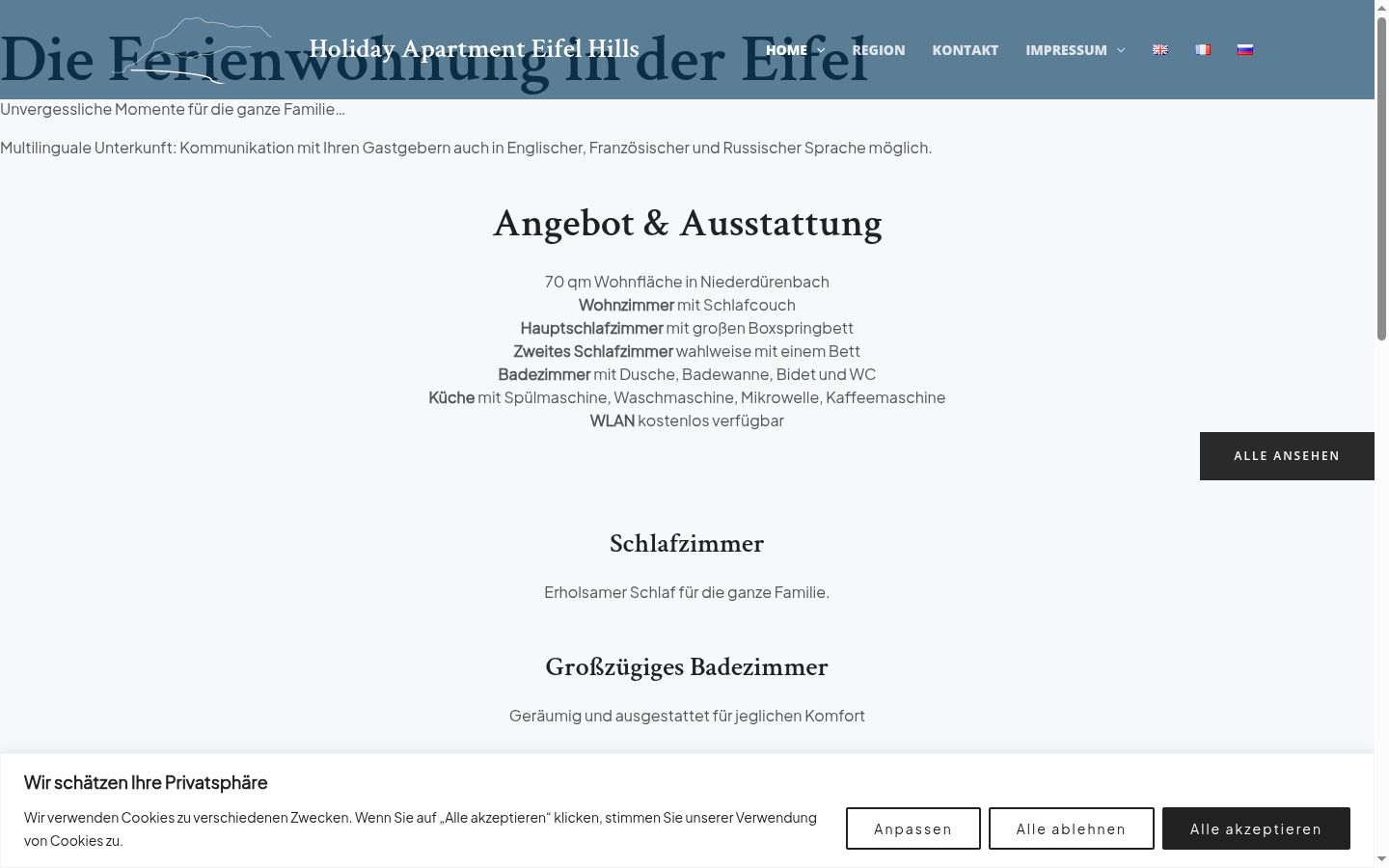 Screenshot tal-banner tal-kunsens muri qabel kwalunkwe interazzjoni