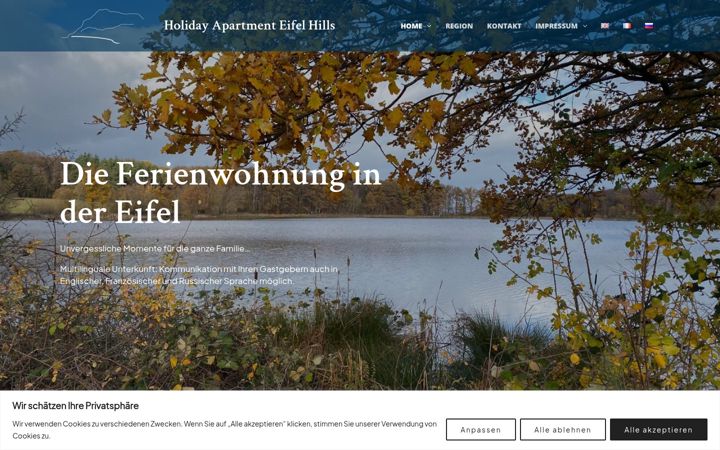 Screenshot of eifelhills.de