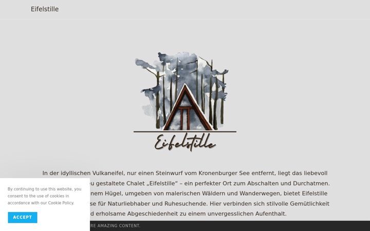 Screenshot of eifelstille.de
