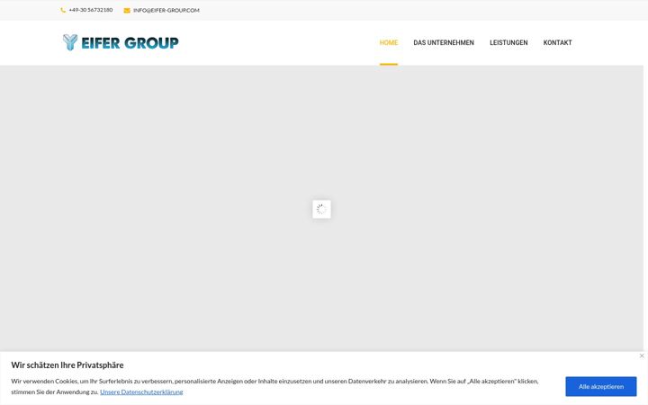 Screenshot of eifer-group.com