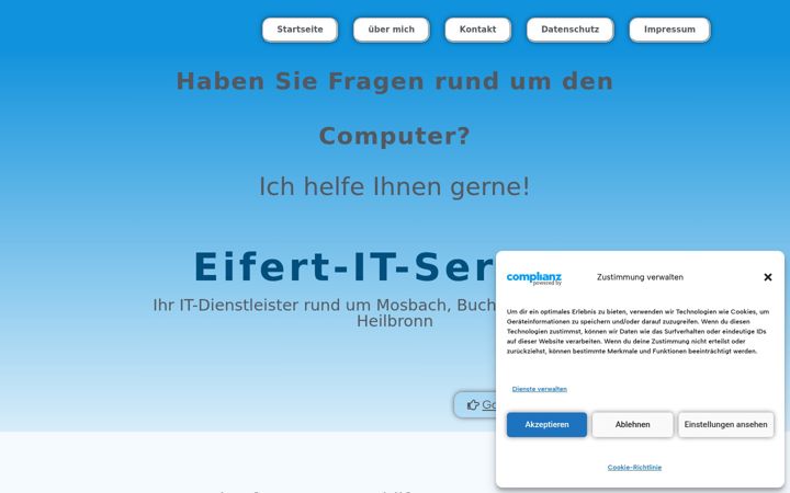 Screenshot of eifert-it.de