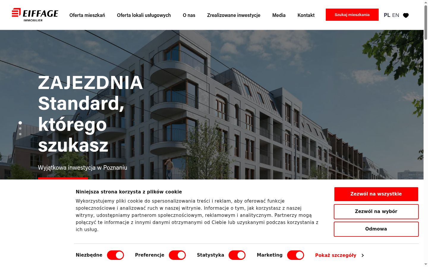Screenshot tal-banner tal-kunsens muri qabel kwalunkwe interazzjoni