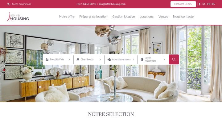 Screenshot of eiffel-housing.com