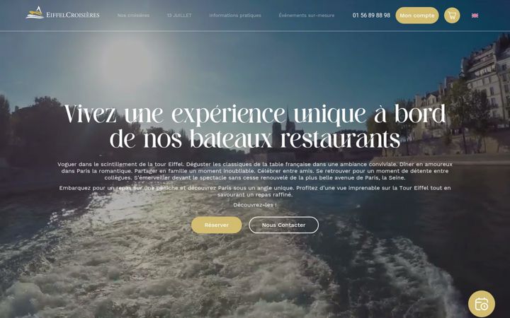 Screenshot of eiffelcroisieres.fr