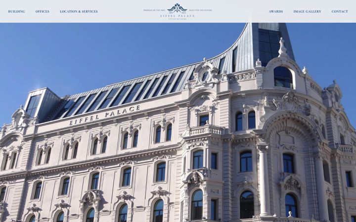 Screenshot of eiffelpalace.hu