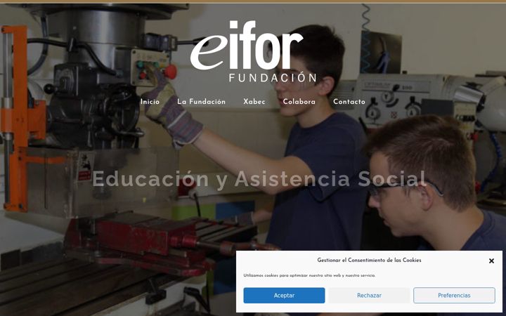 Screenshot of eifor.org