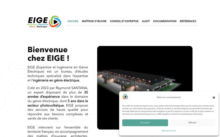 Screenshot di eige.fr