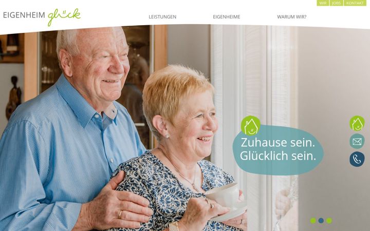 Snímek obrazovky eigenheim-glueck.de