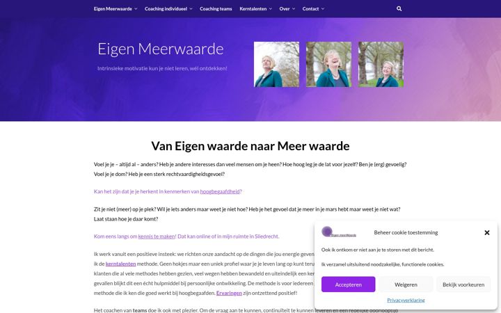 Ekrānuzņēmums no eigenmeerwaarde.nl