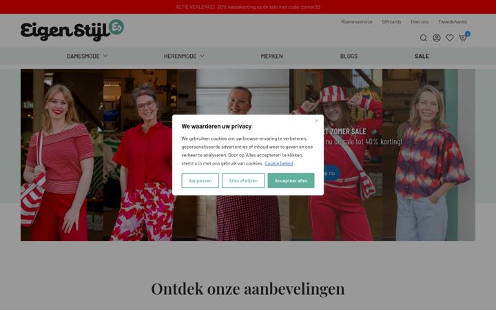 Ekrānuzņēmums no eigenstijlarnhem.nl