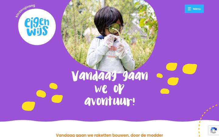 Captura de ecrã de eigenwijsekids.nl