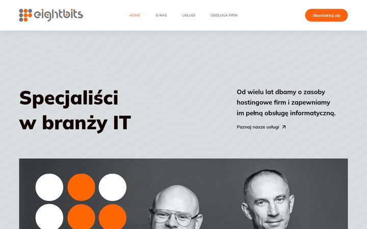 Screenshot of eightbits.pl