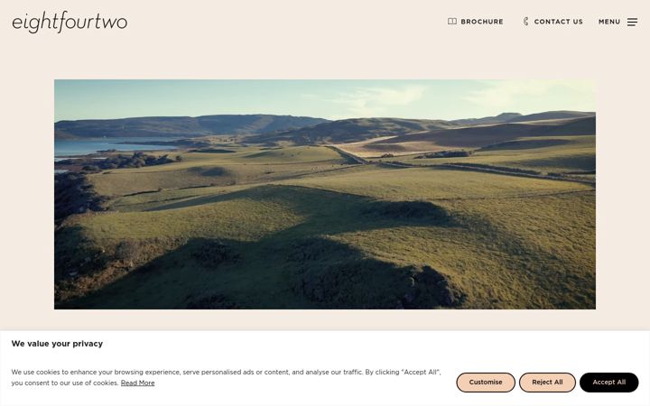Screenshot of eightfourtwo.com