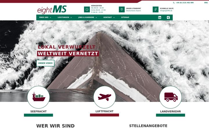 Screenshot of eightms.de