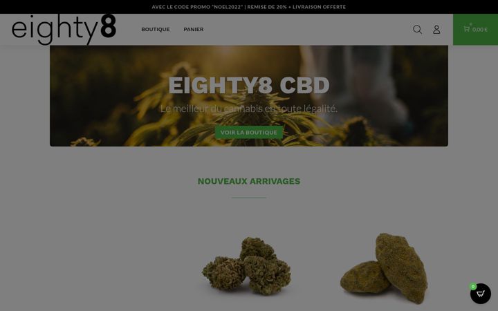 Screenshot di eighty8.fr
