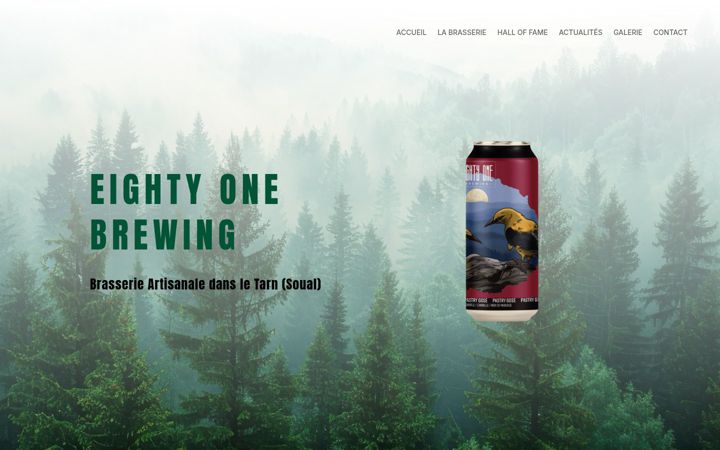 Screenshot di eightyonebrewing.fr