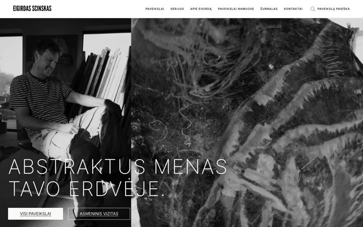 Screenshot of eigirdas.com
