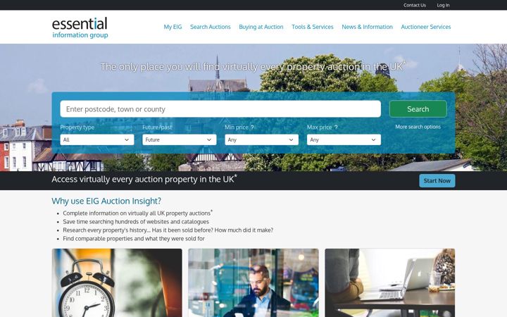 Screenshot di eigpropertyauctions.co.uk