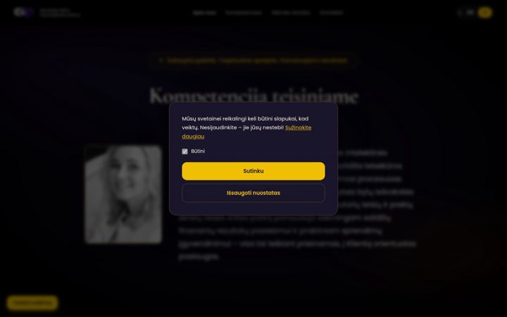 Snímek obrazovky eiip.lt